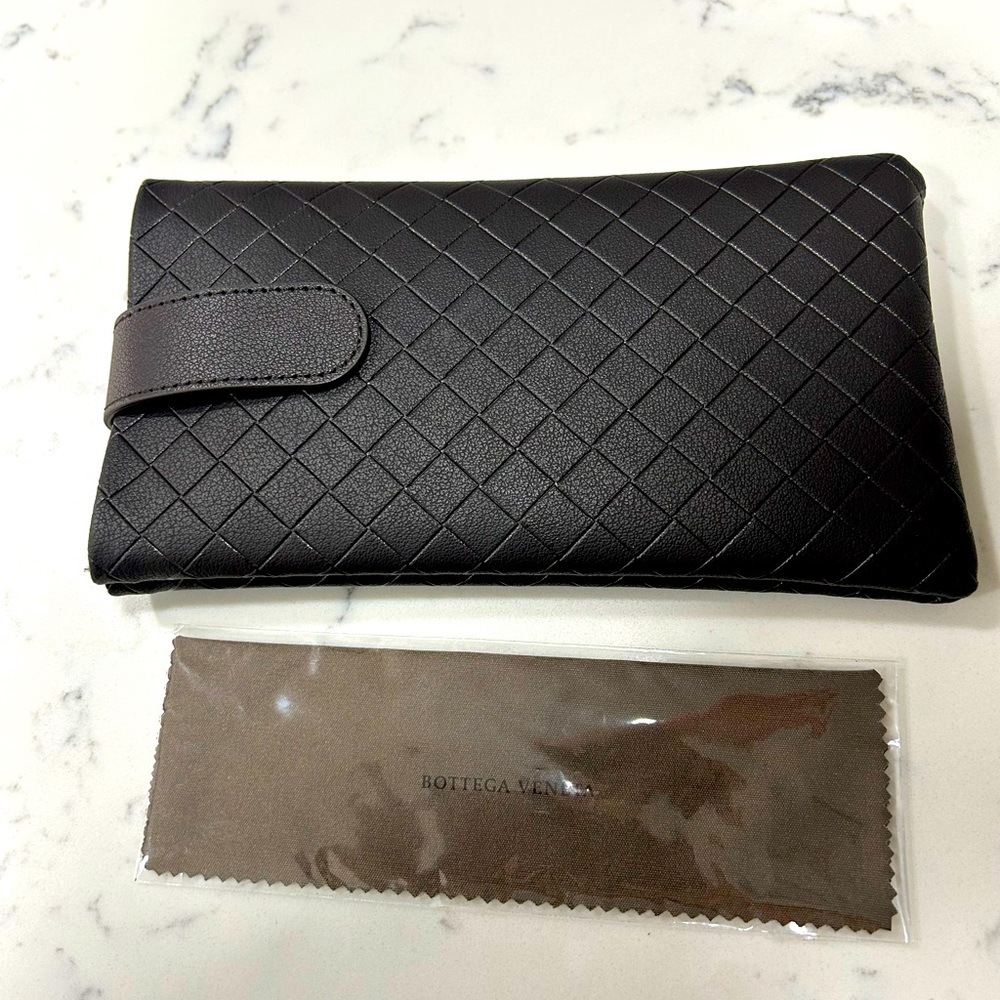 Bottega Veneta Leather Sunglasses Case